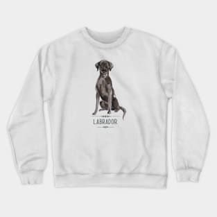 Black Labrador Crewneck Sweatshirt